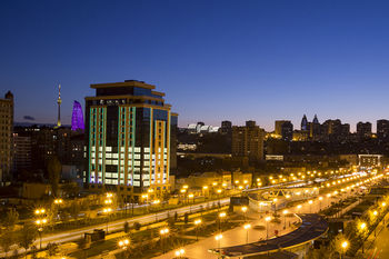 Hotel Front - Evening or Night